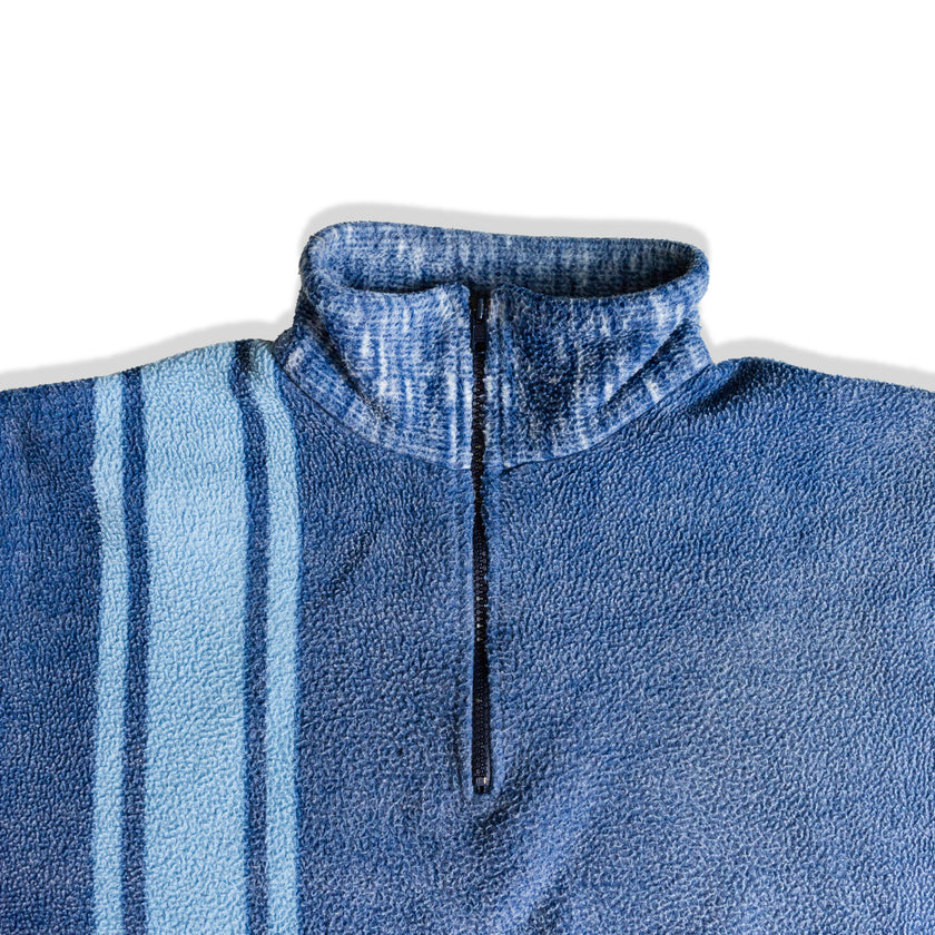 Vintage funky paterned fleece pullover (L/XL)