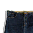 Hot dark denim skirt with waist detail (S/M)