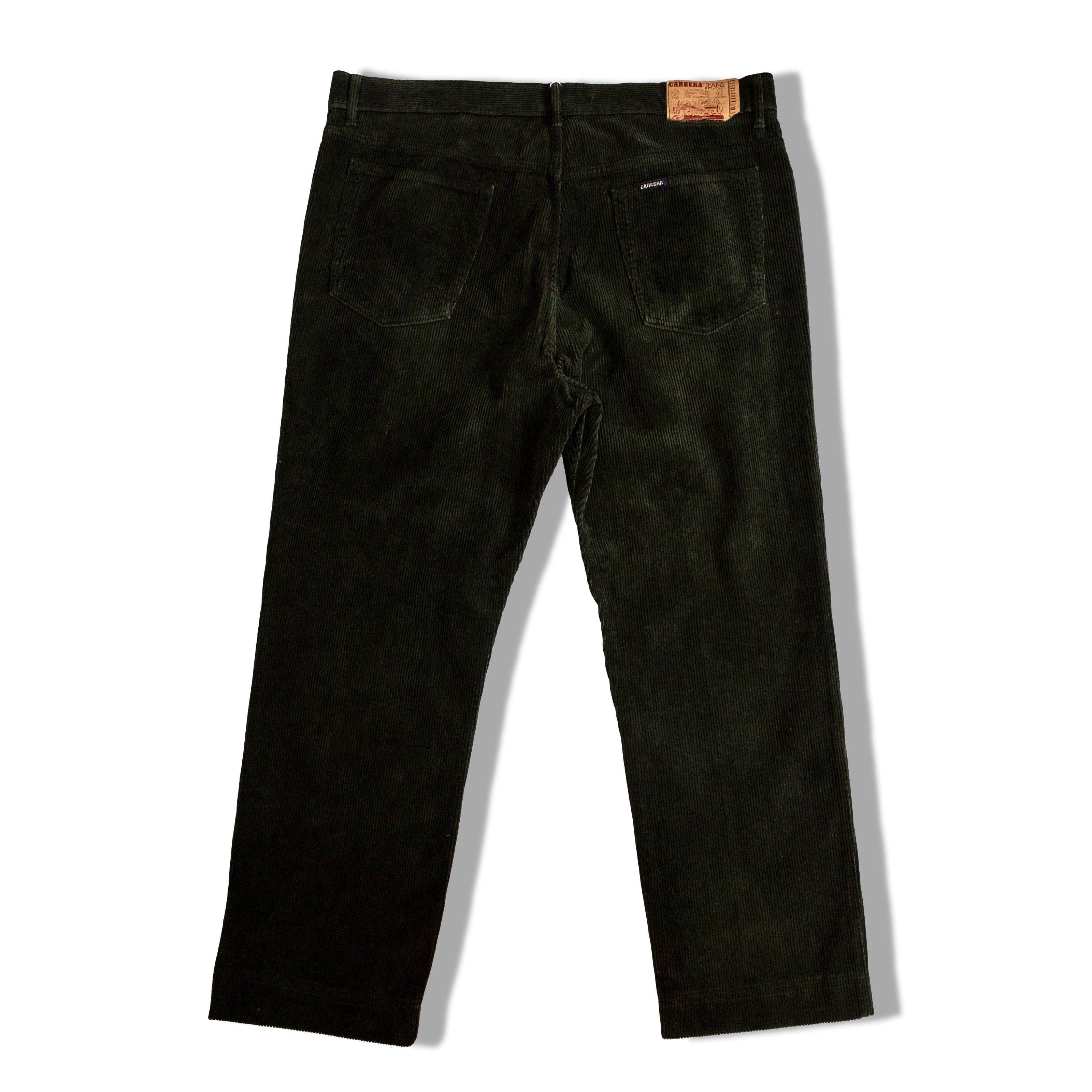 Carrera dark green corduroy pants (W44)