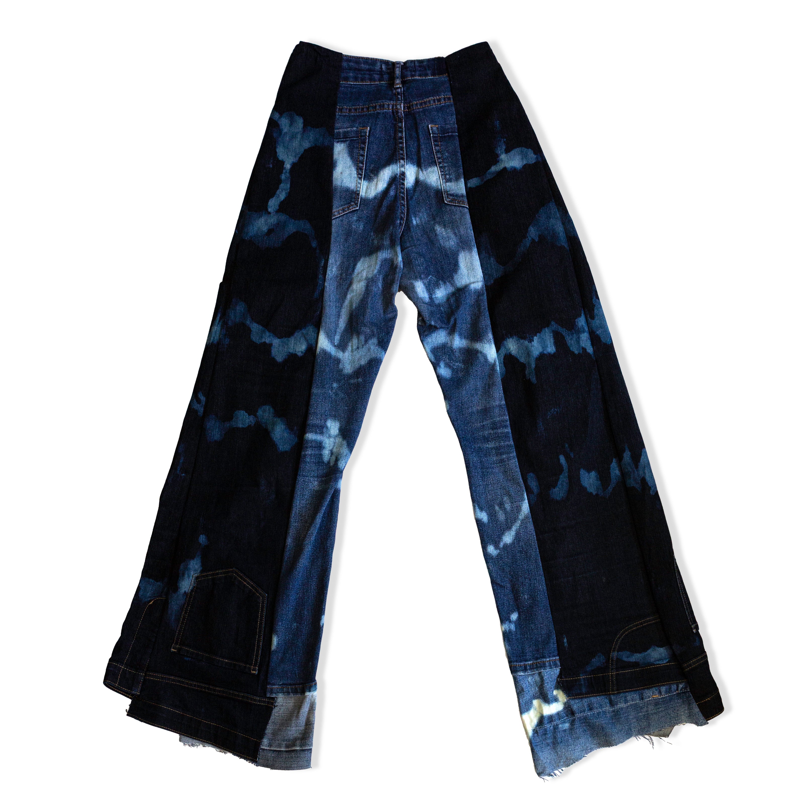 Thoughts reworked super hot baggy up-cycled jeans (EU36)