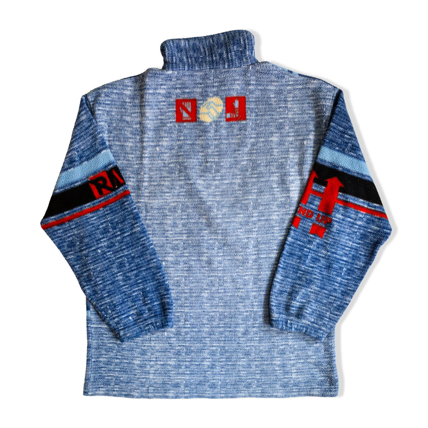 Vintage funky paterned fleece pullover (L/XL)
