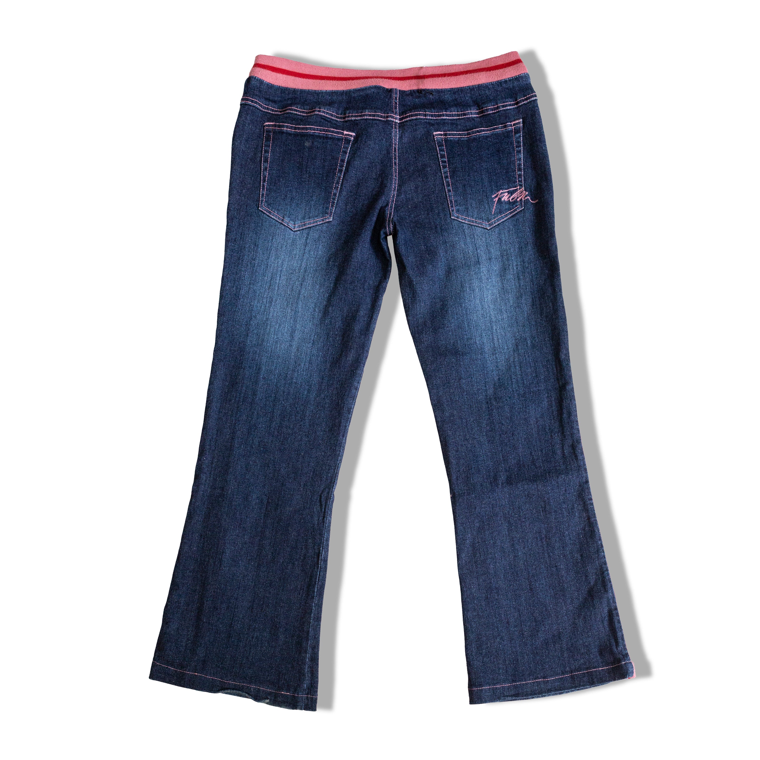Super cute low waisted Y2K flare jeans (L)