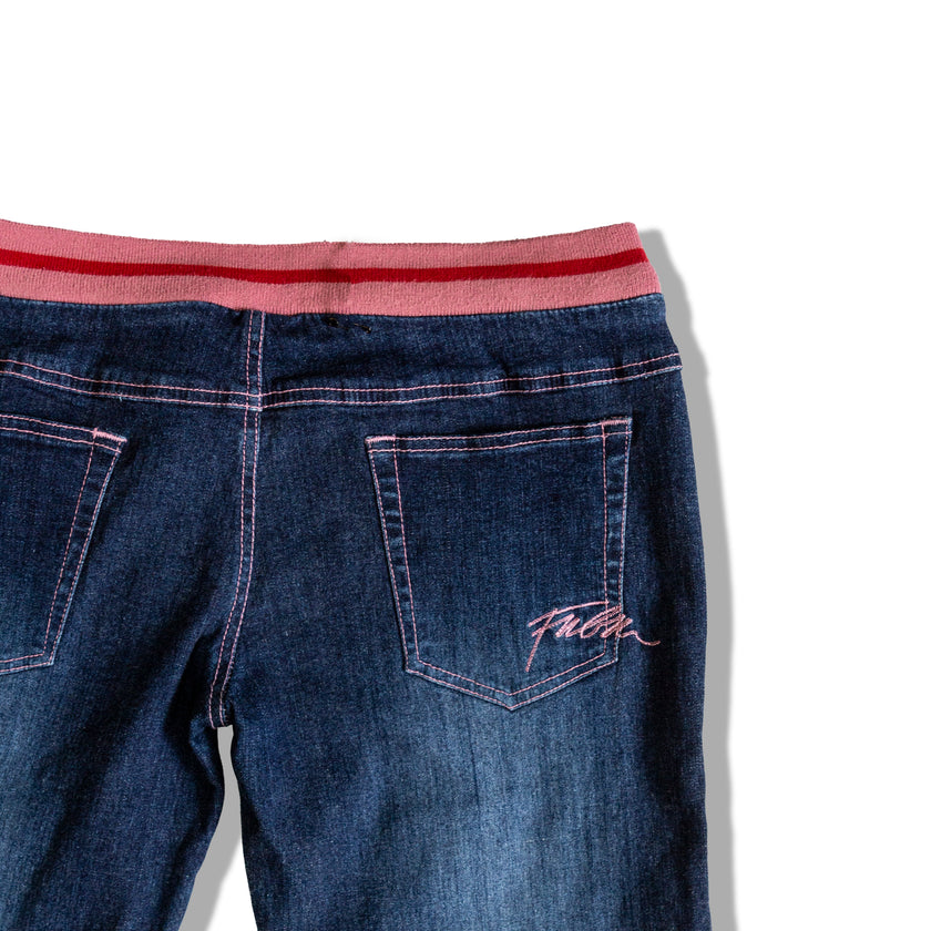 Super cute low waisted Y2K flare jeans (L)