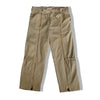 Olive utility pants with zippers