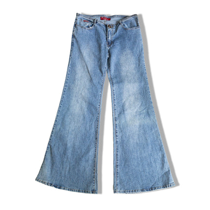 Super hot Y2K ultra low waisted flare jeans (S)