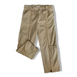 Olive utility pants with zippers