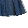 Cute vintage denim skirt with pleats (M)
