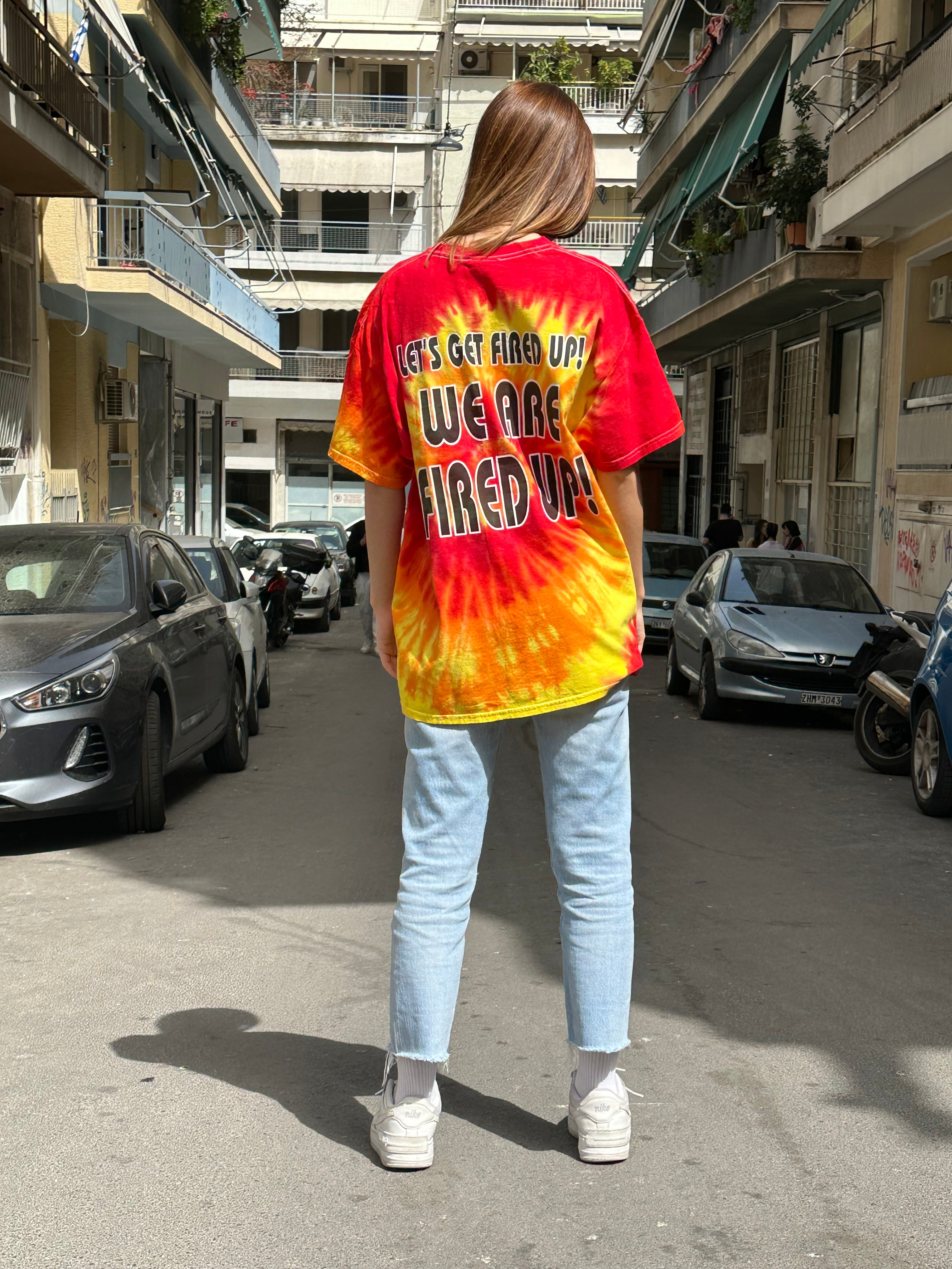 Super hot tie dye t-shirt