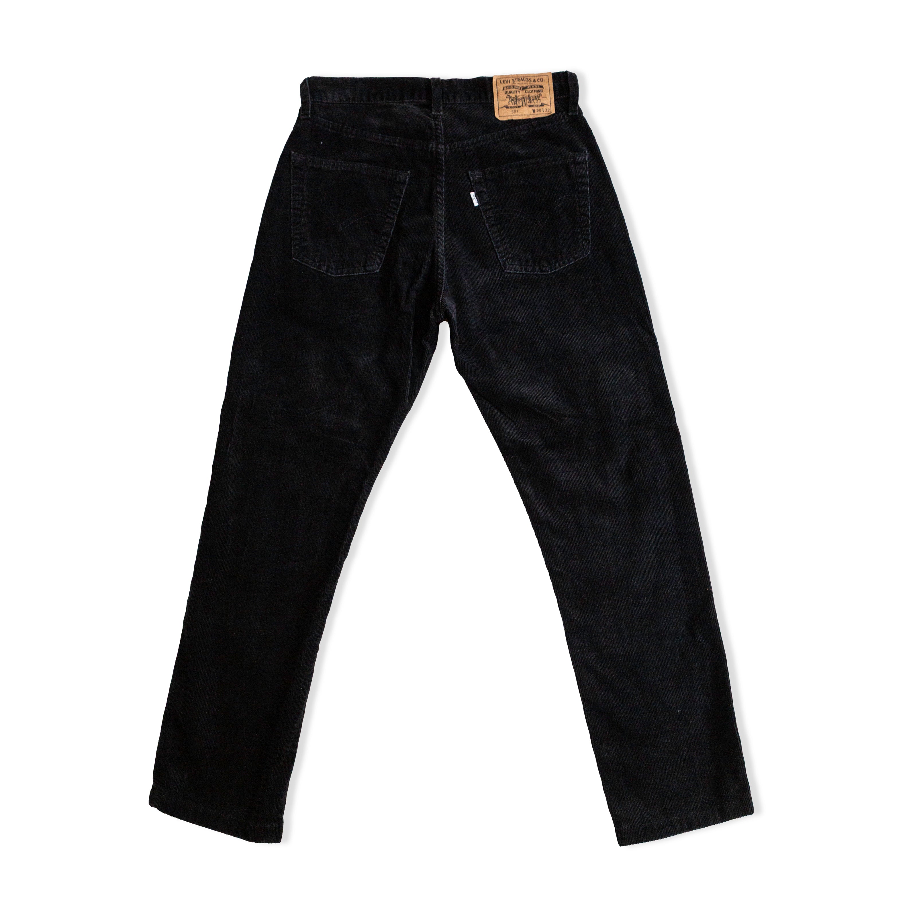Levi's 551 black corduroy pants (W30)