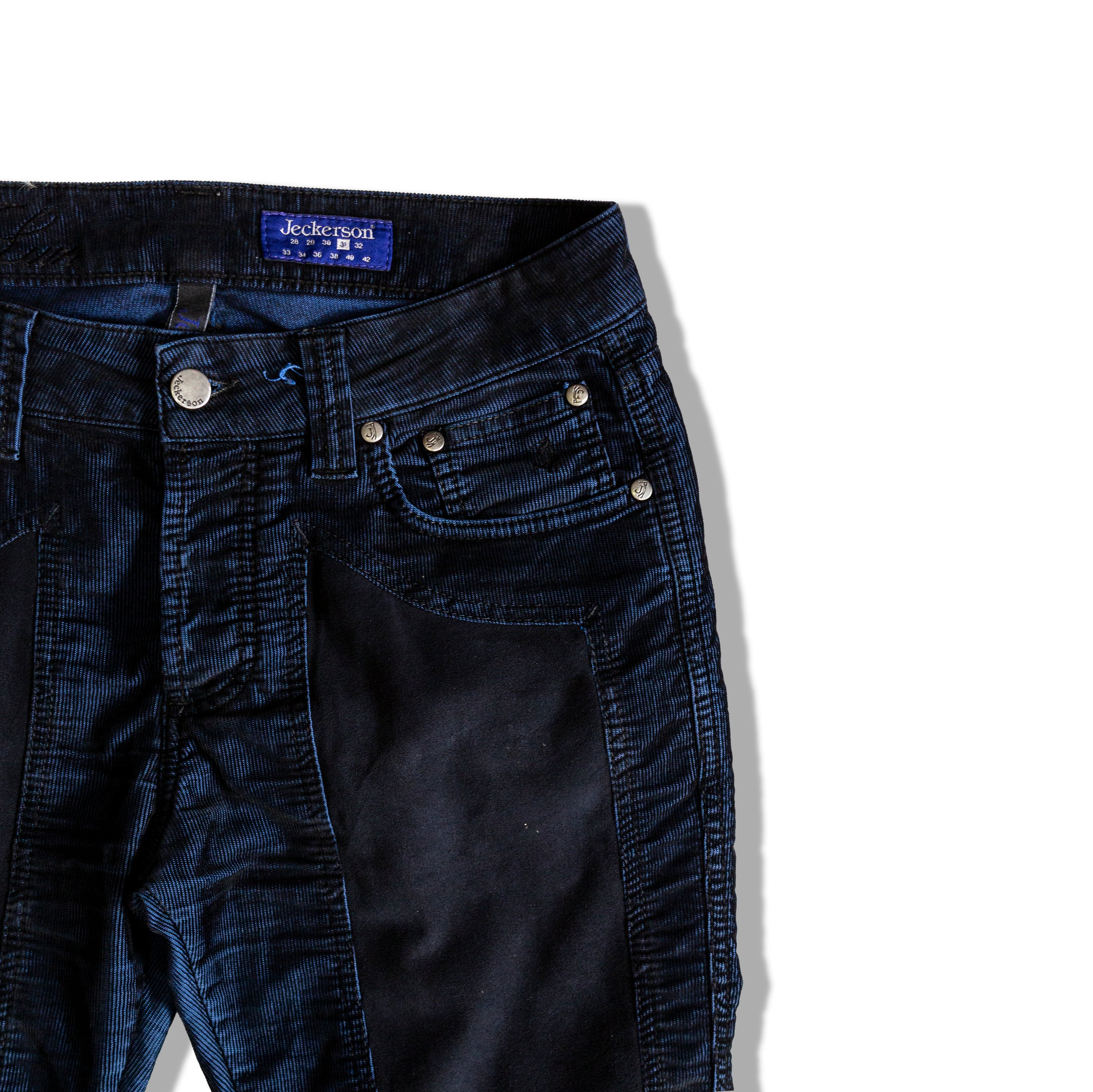 Jeckerson dark blue corduroy pants (S/M)