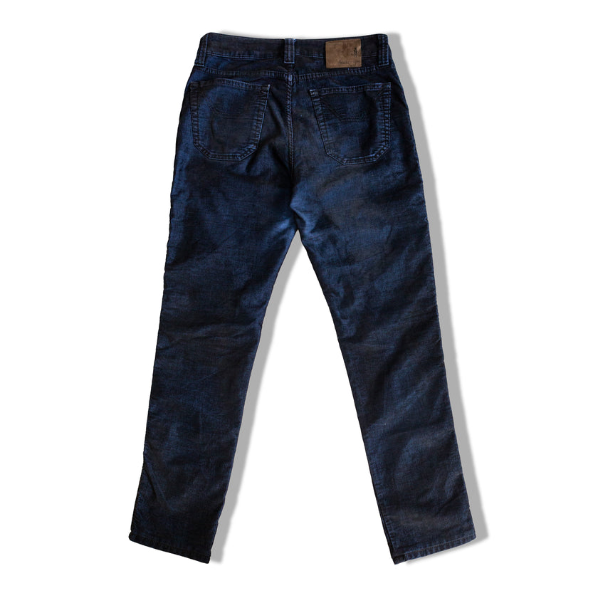 Jeckerson dark blue corduroy pants (S/M)