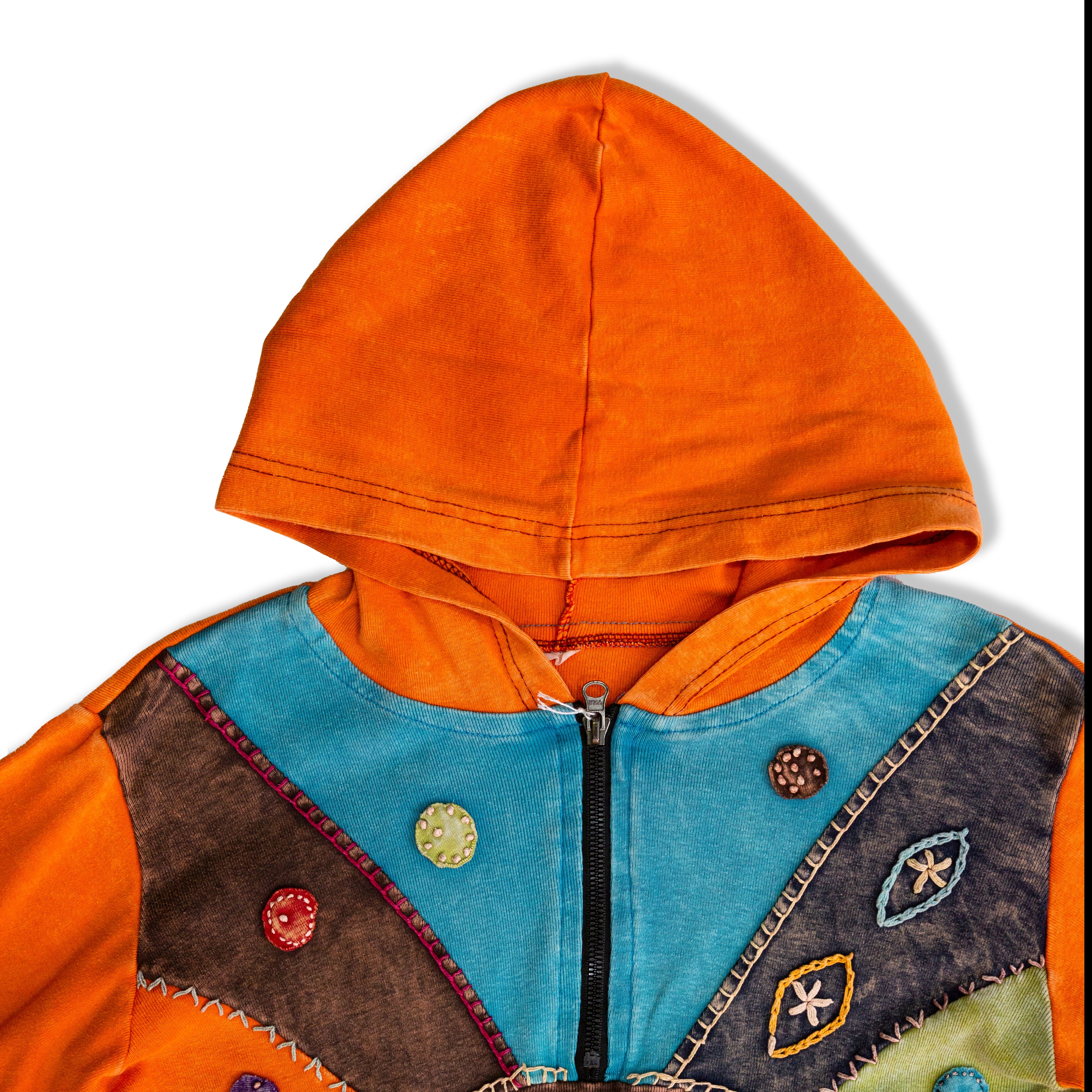 Super cute colourful hippy top