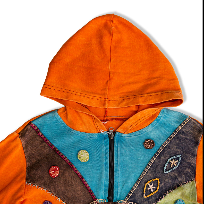 Super cute colourful hippy top