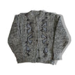 Knitted cardigan with embroidery and beads