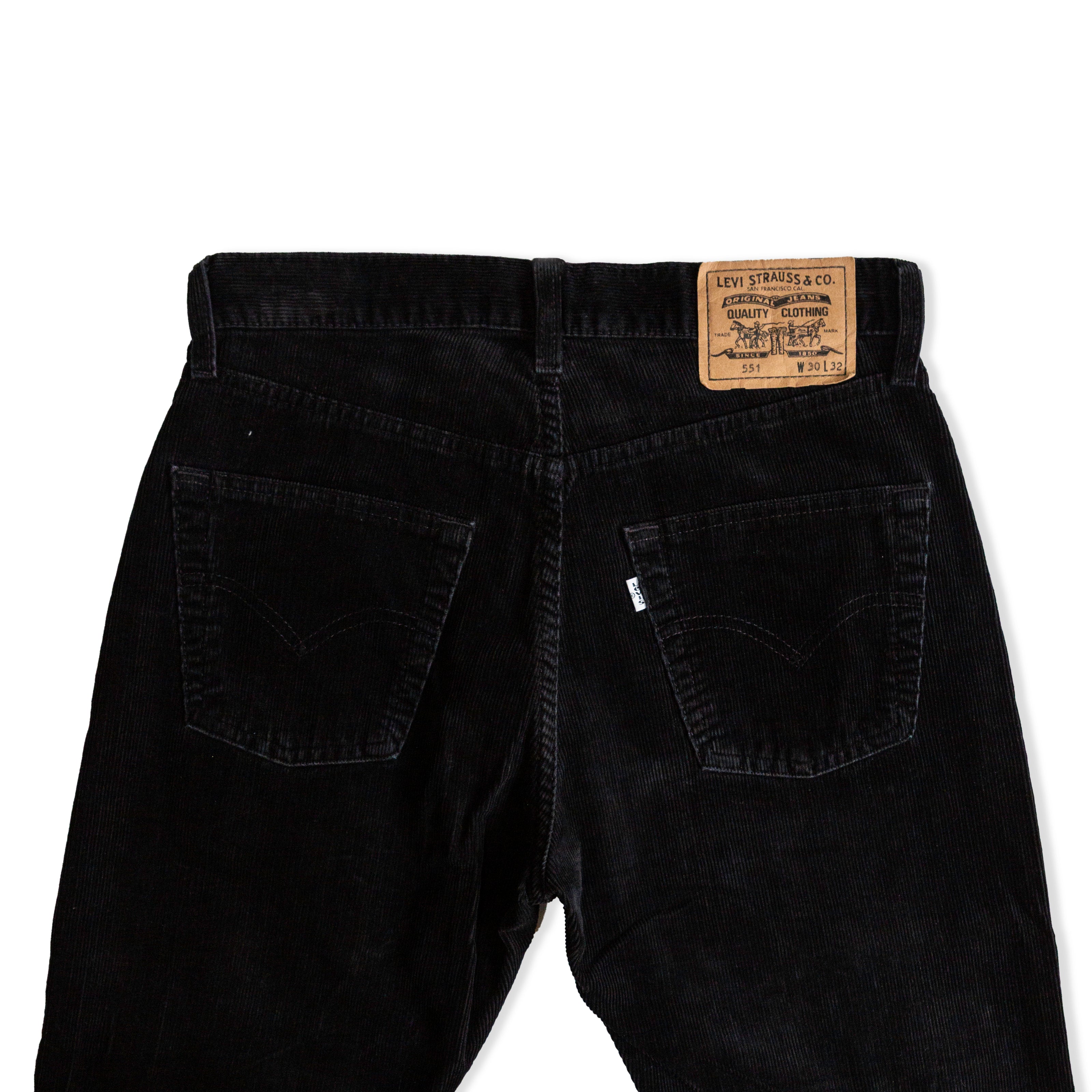 Levi's 551 black corduroy pants (W30)
