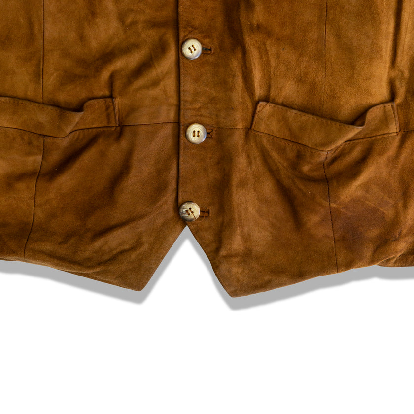 Men's Vintage suede vest