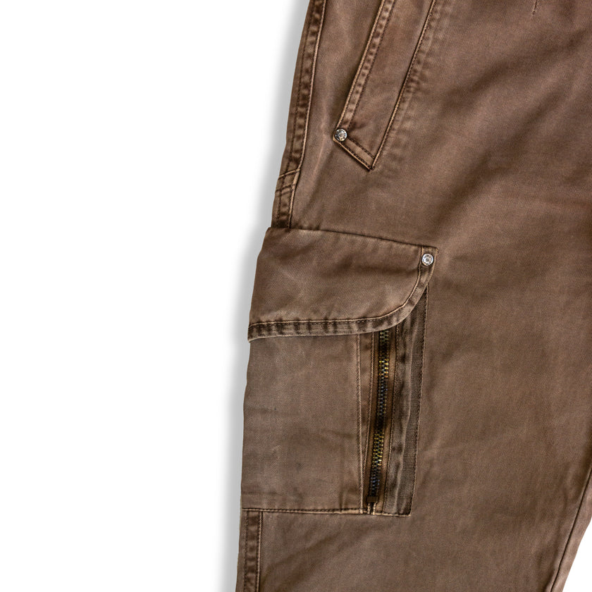 OBJ brown cargo pants (L)