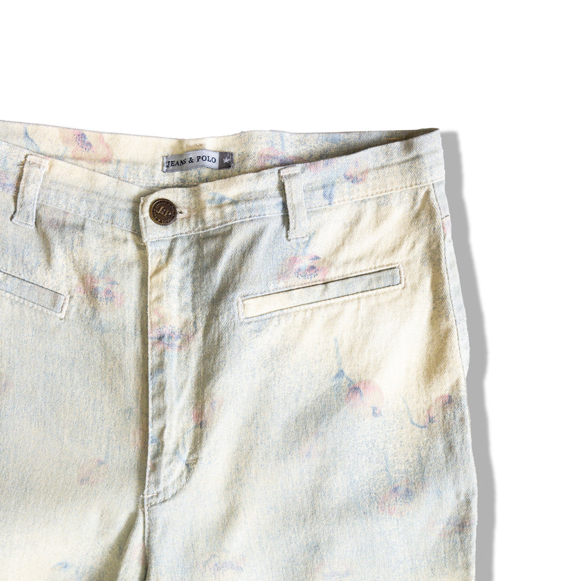 Super cute patterned elastic jeans (S/M)