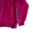Vibrant fuchsia super soft knit sweater