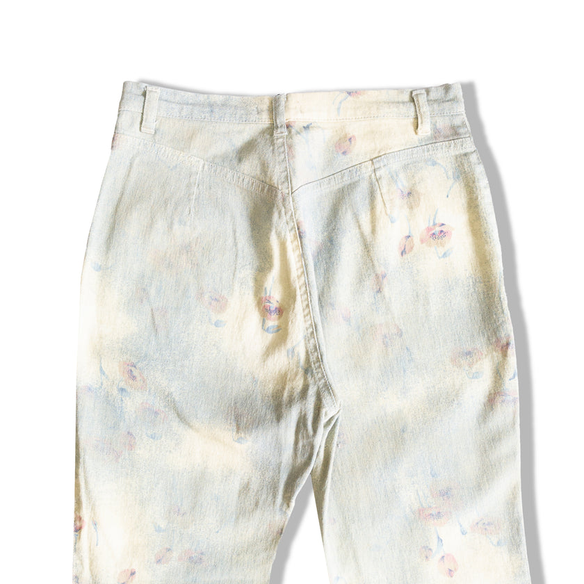 Super cute patterned elastic jeans (S/M)