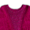 Vibrant fuchsia super soft knit sweater