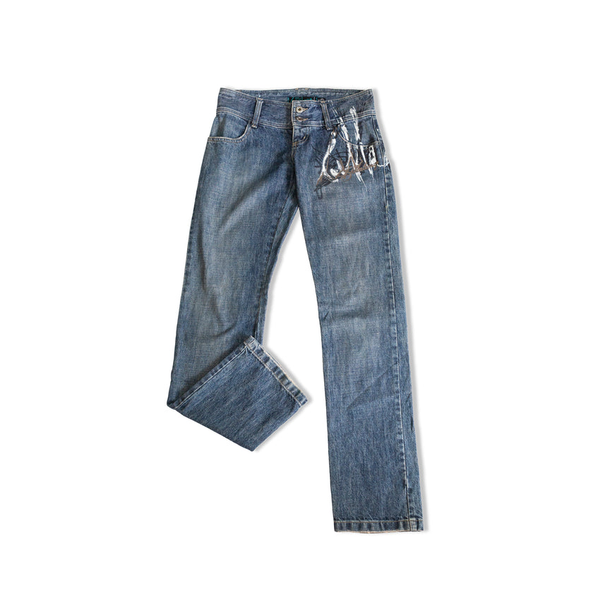 BILLABONG LOW WAISTED Y2K JEANS (XS)