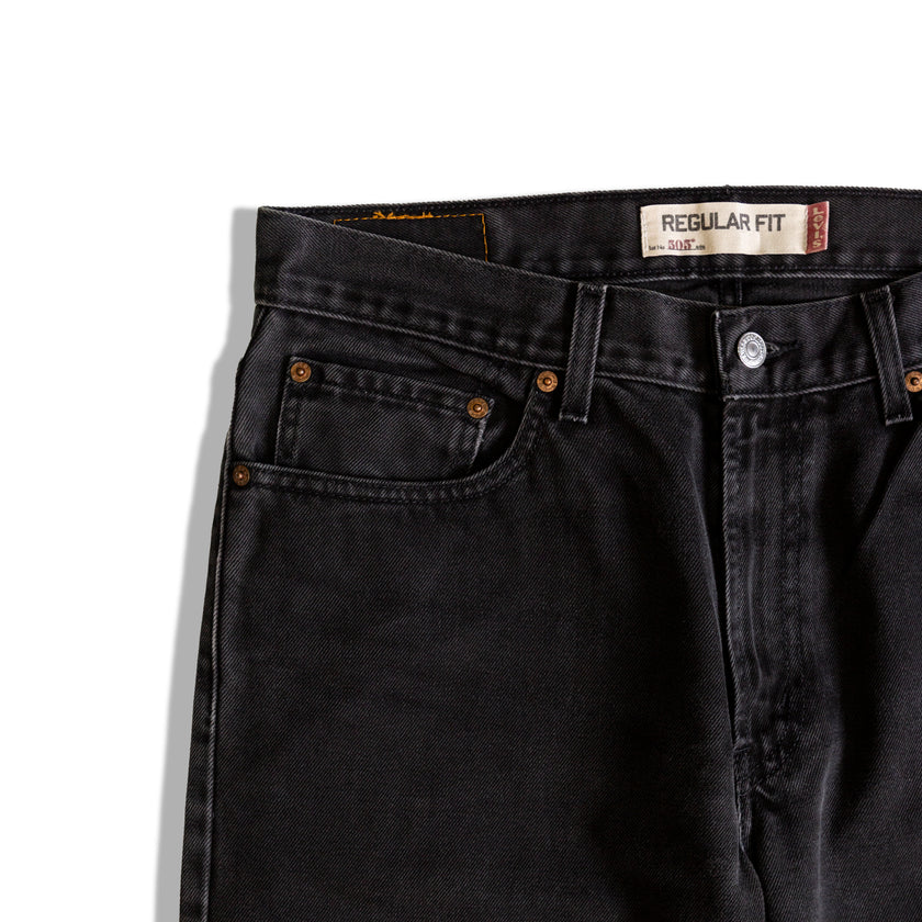 LEVIS DARK GREY 505 JEANS (W34)