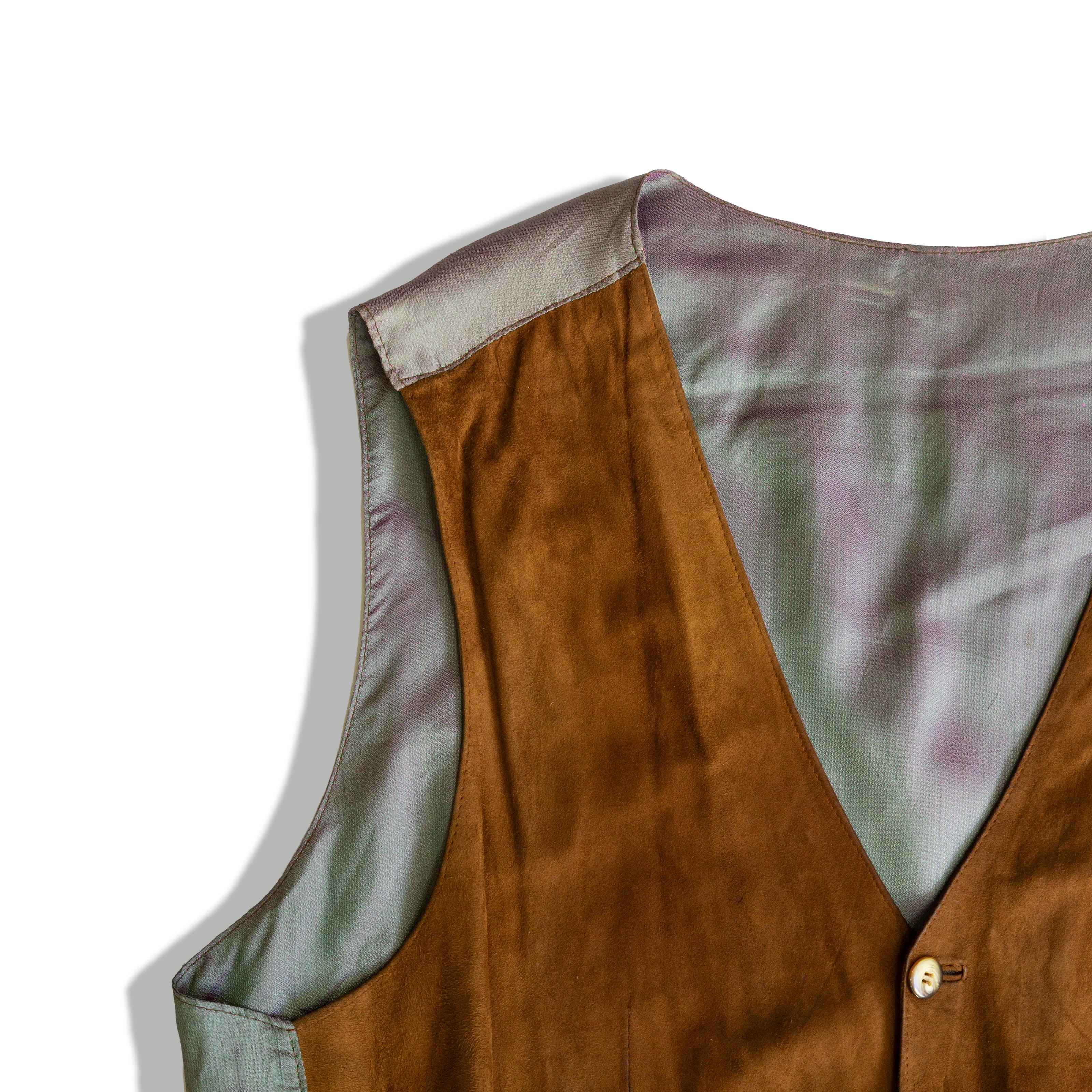 Men's Vintage suede vest