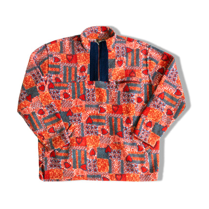 Vintage funky colorful fleece (M)
