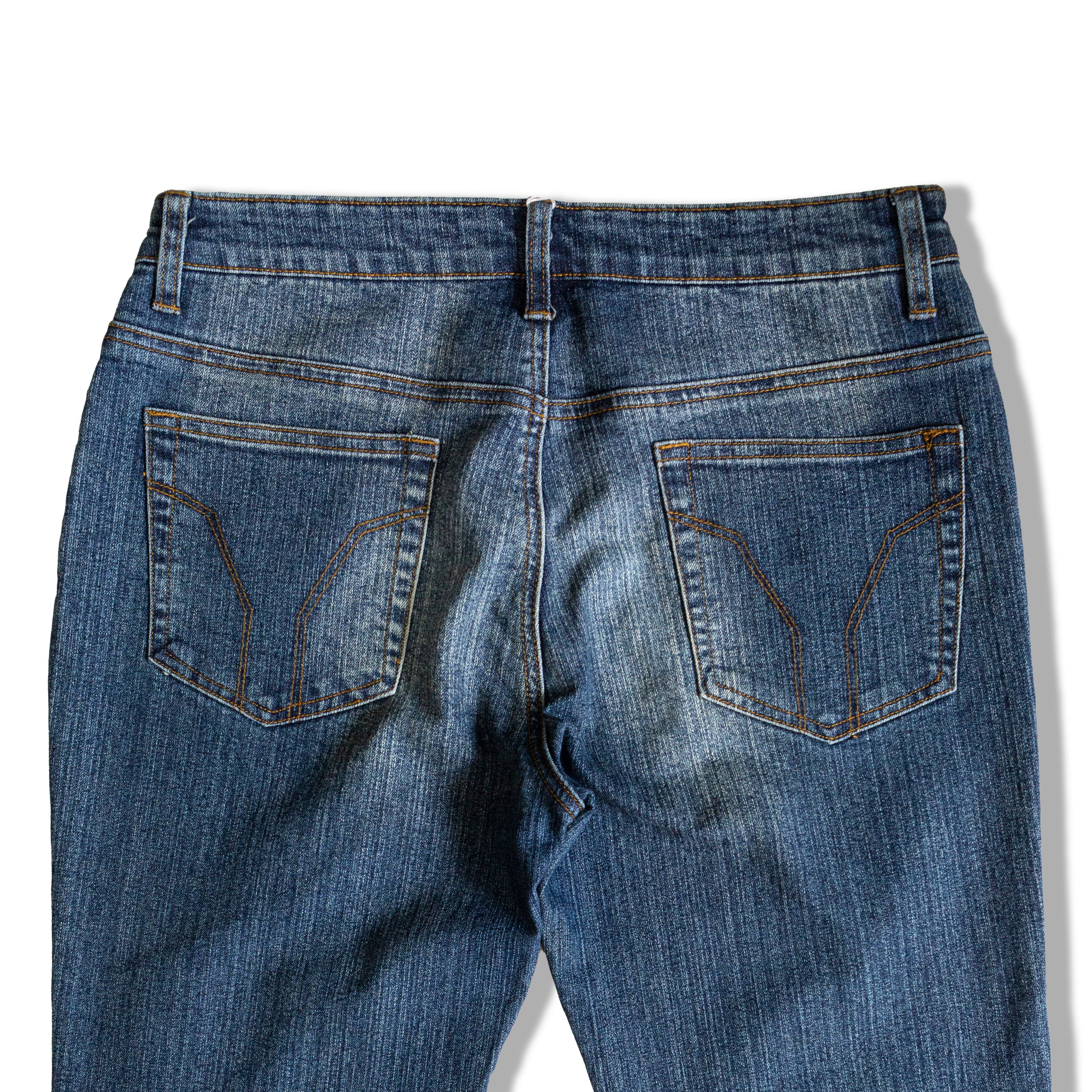 Stunning Y2K low waisted flare jeans (L)