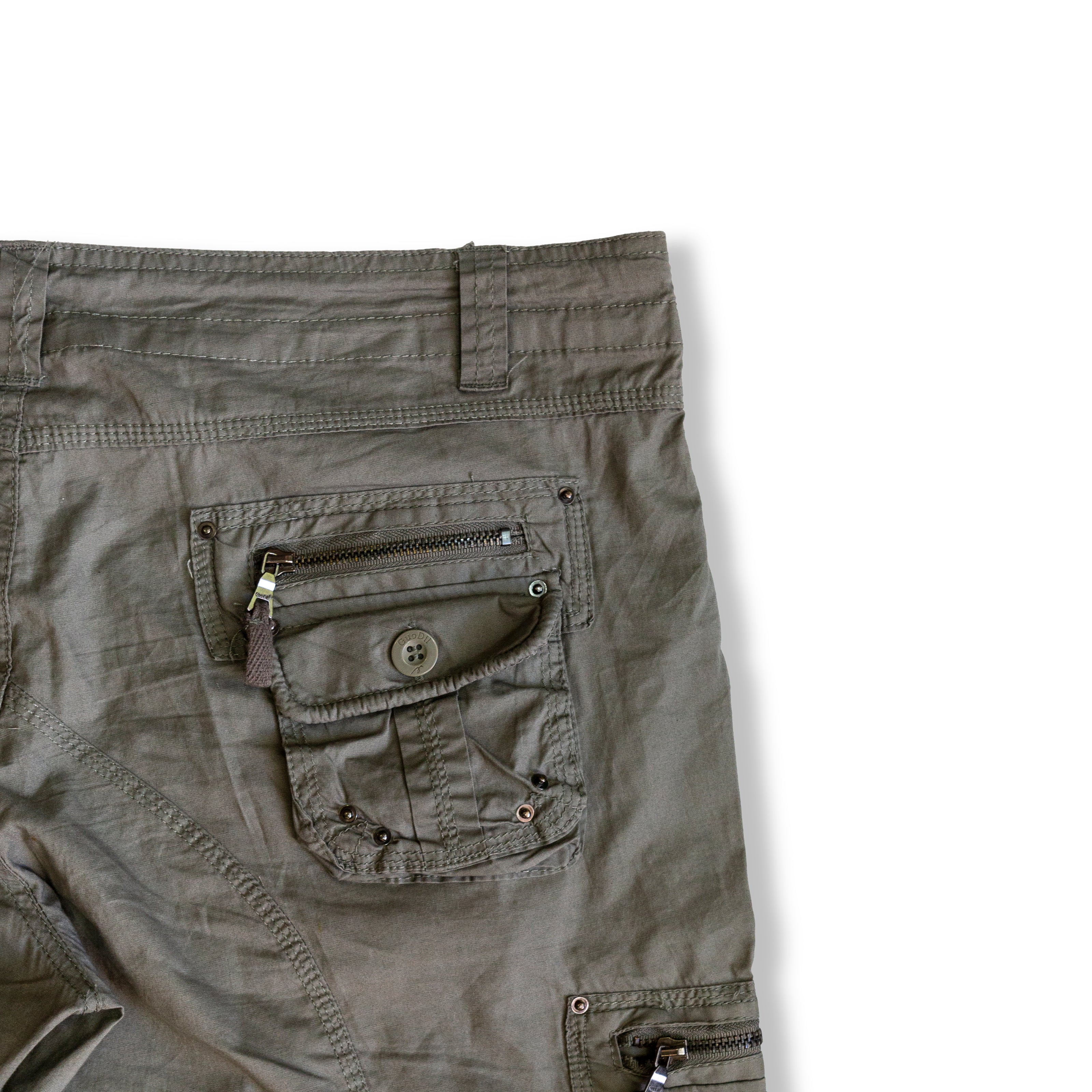 LOW WAISTED BUGGY CARGO PANTS (L)