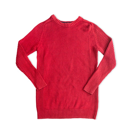 Y2K Men's red knit sweater (S/M)