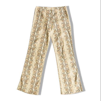 Super hot snake print elastic pants (S)