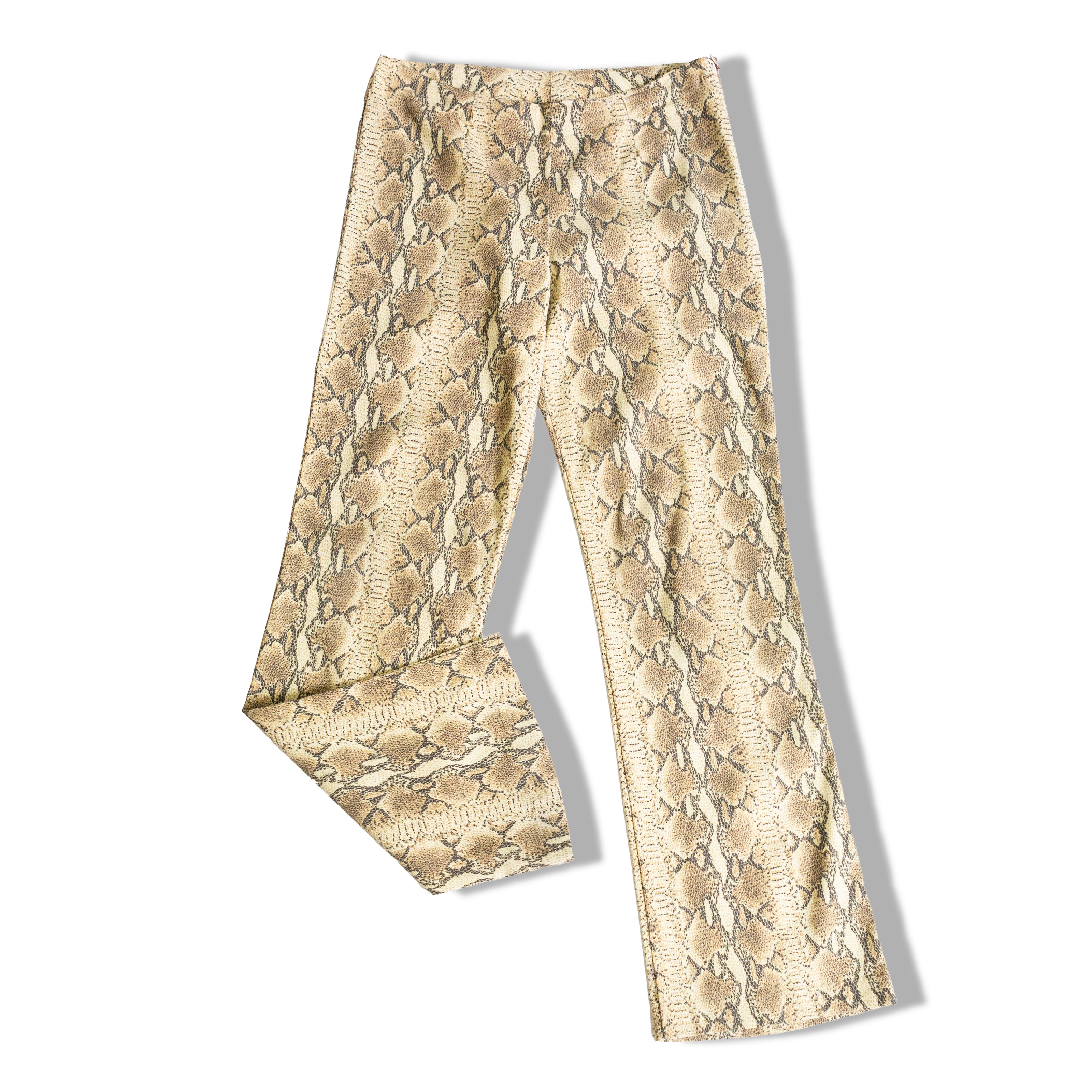 Super hot snake print elastic pants (S)