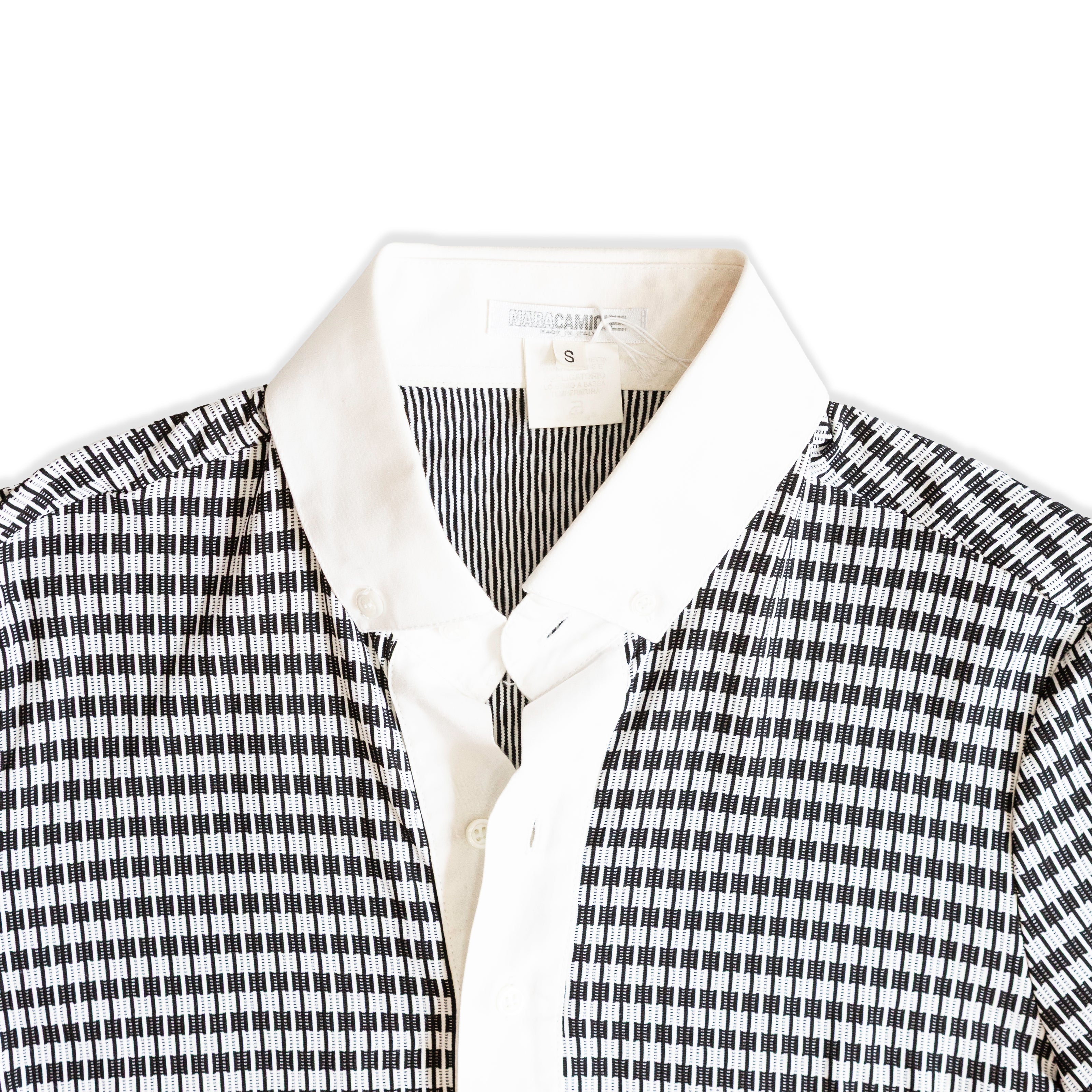 NARA CAMICIE patterned short sleeve shirt (S/M)