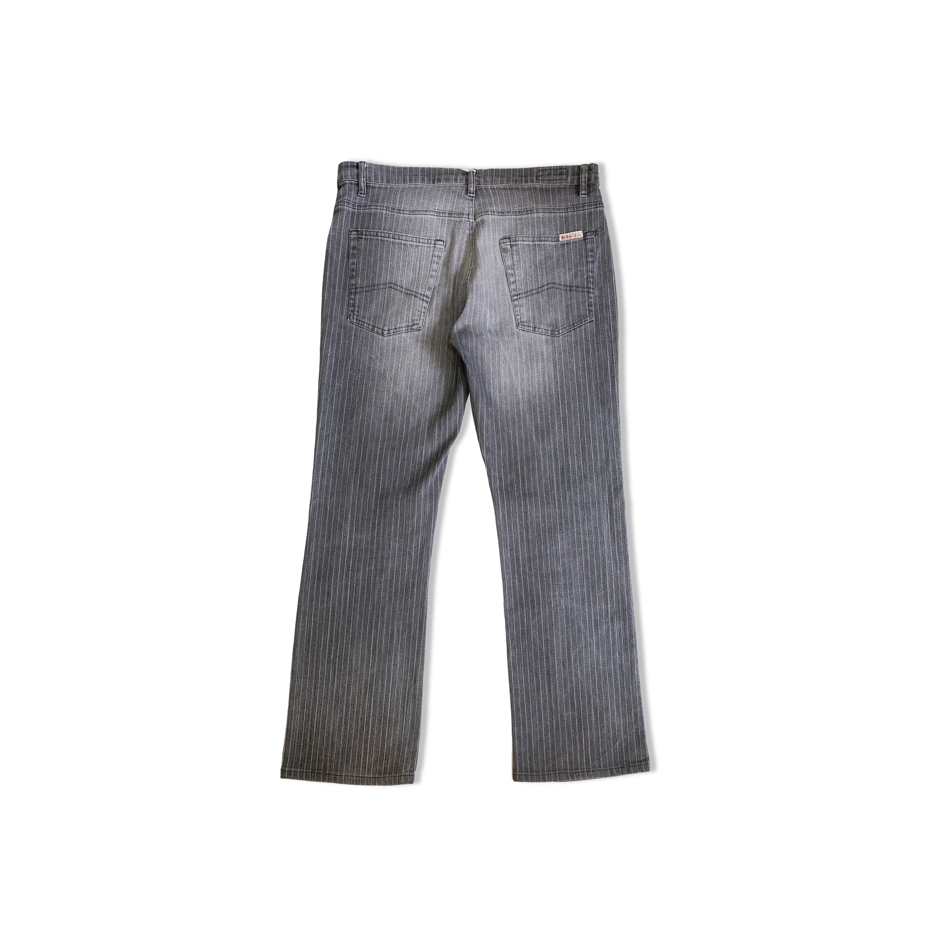 MALBORO CLASSICS STRIPPED LOW WAISTED JEANS W33
