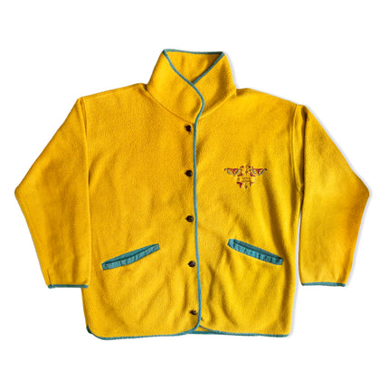 Vintage Polarlite fleece cardigan (L)