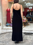 Maxi velvet dress