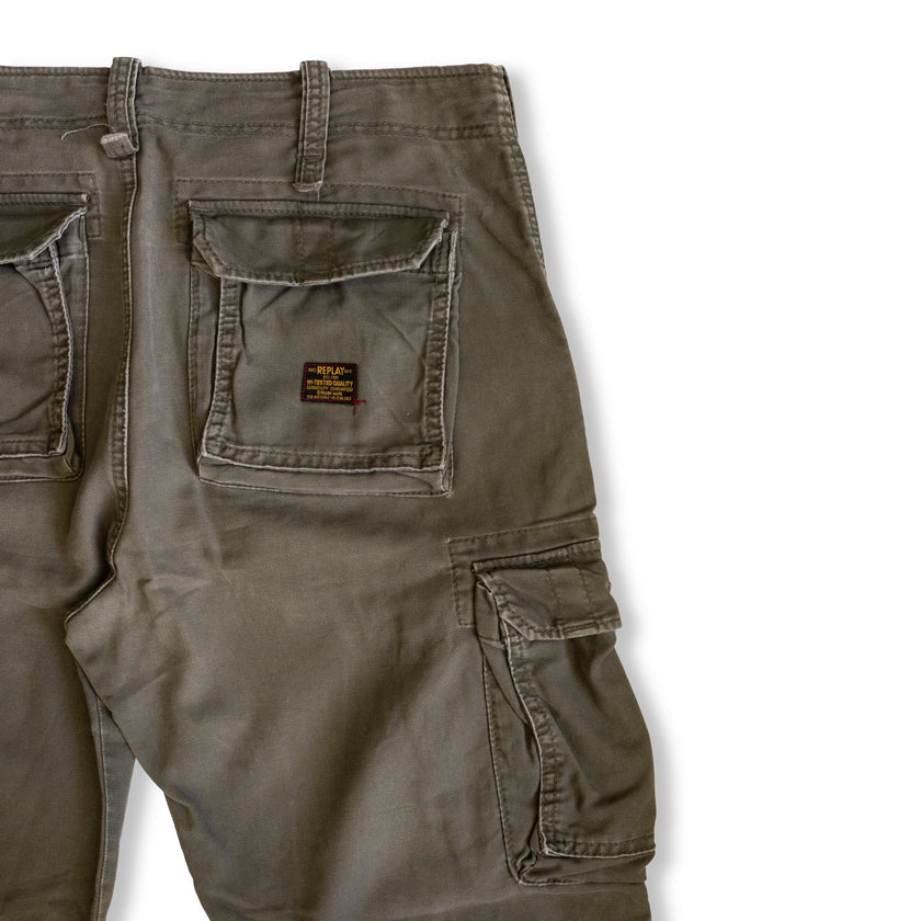 Replay khaki cargo pants (W33)