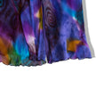 GERMANO ZAMA maxi funky paterned 100% viscose skirt with ruffle details (L)