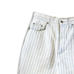 VINTAGE HIGH WAISTED STRIPED JEANS (S)