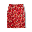 Super cute floral red skirt(M)