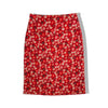 Super cute floral red skirt(M)