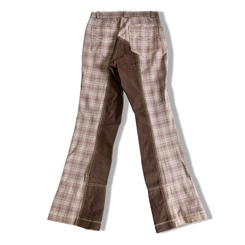 Gorgeous unique check print pants (XXS/XS)