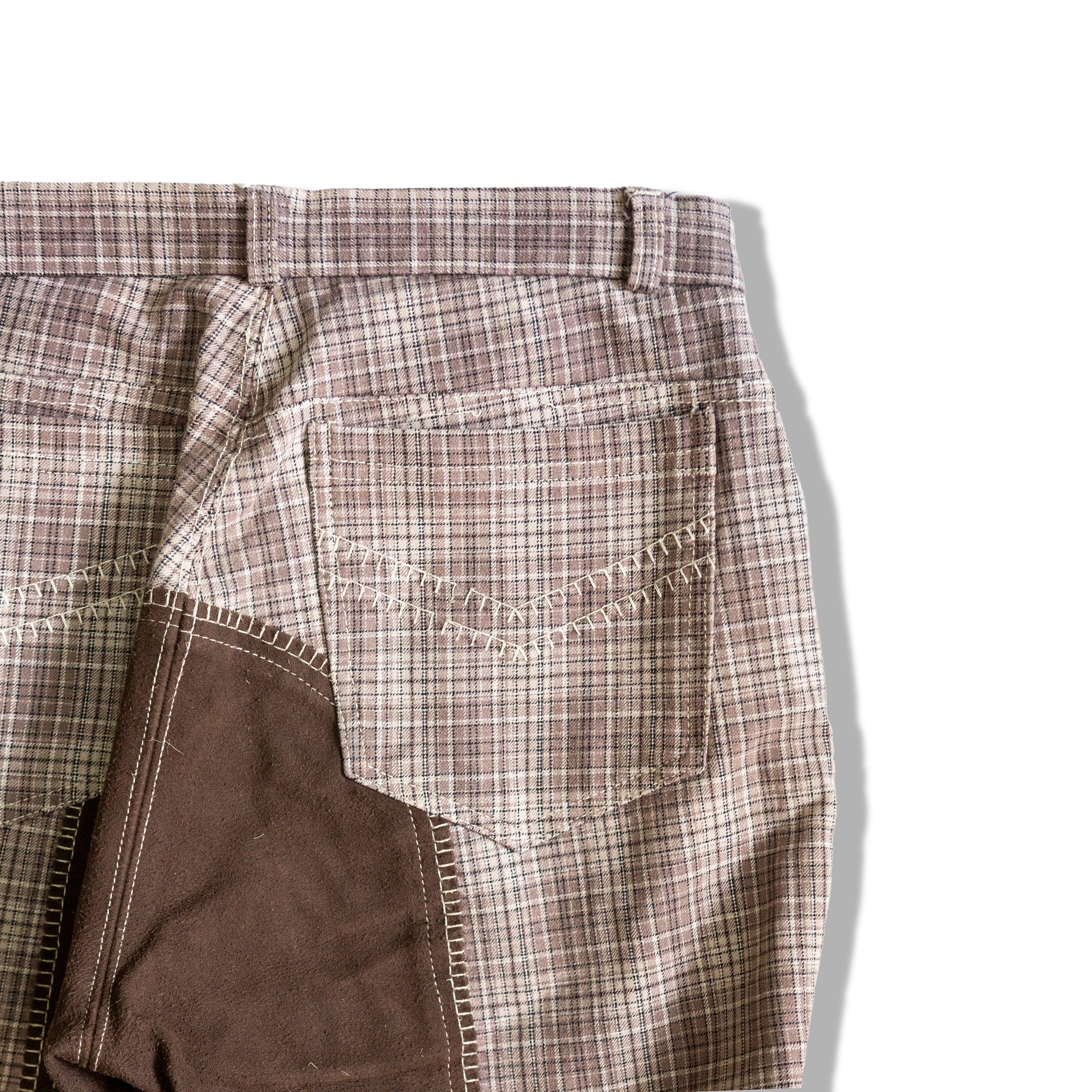 Gorgeous unique check print pants (XXS/XS)