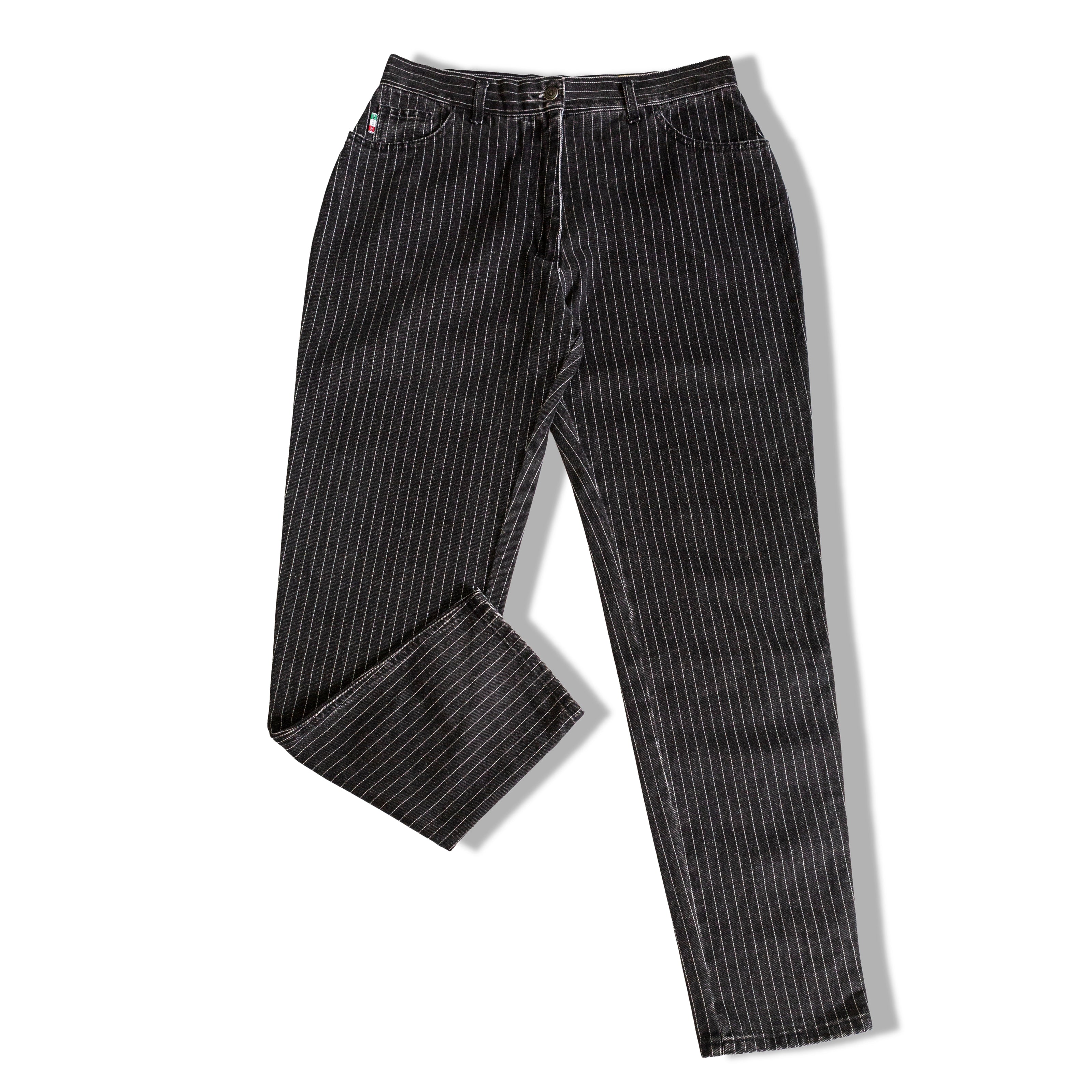 Cappopera stripped high waisted jeans (XL)