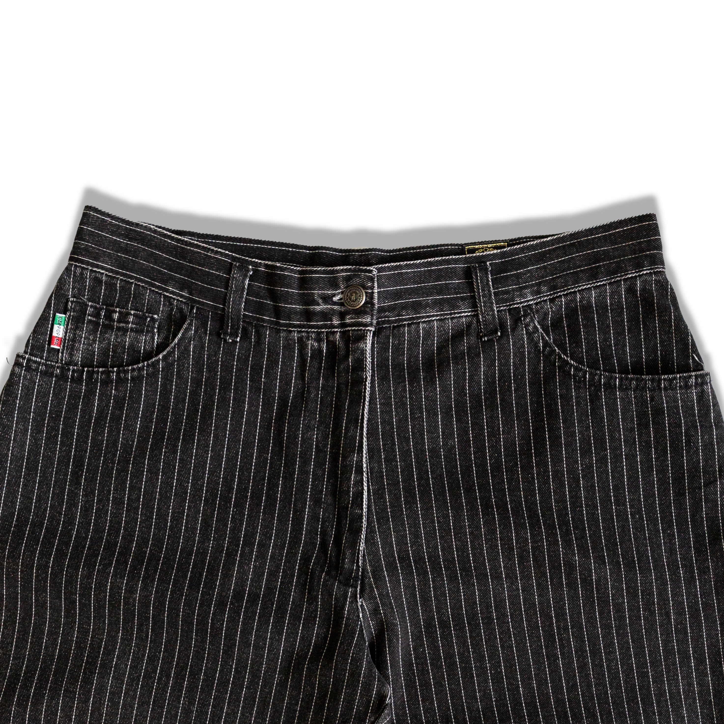 Cappopera stripped high waisted jeans (XL)