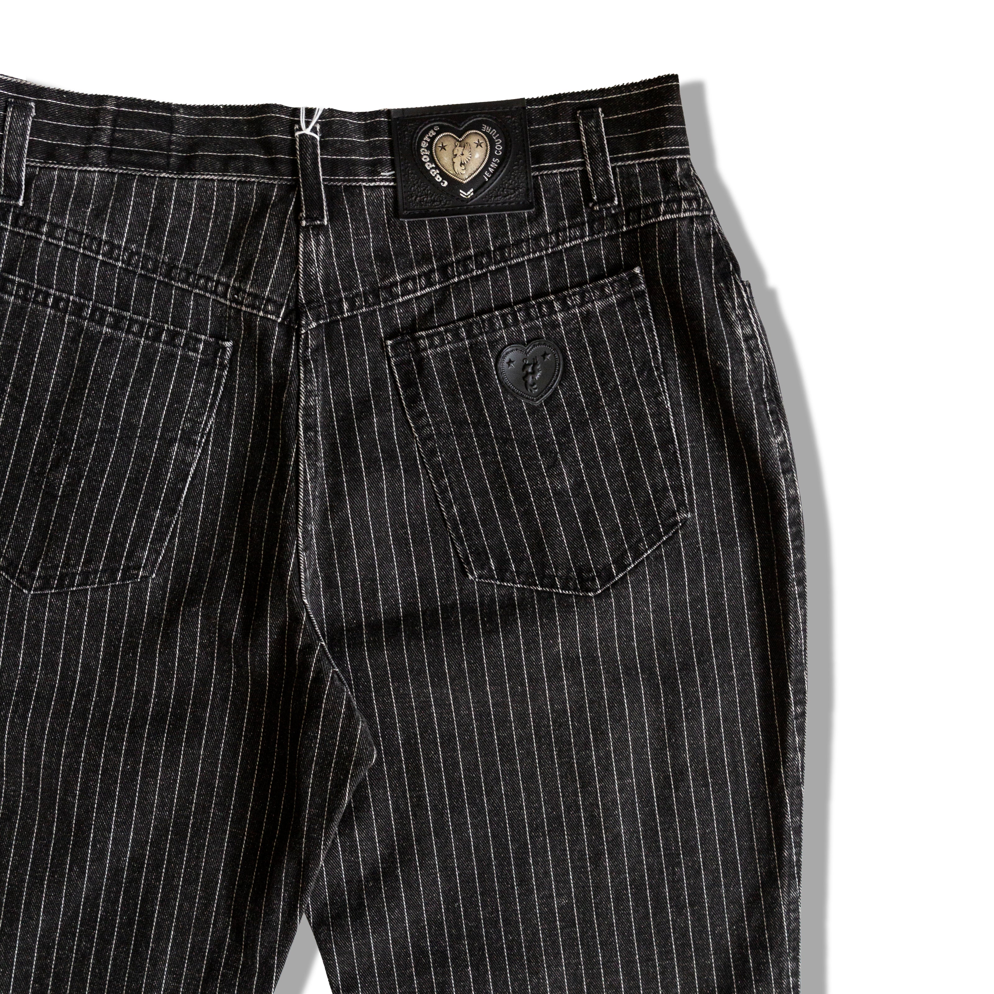 Cappopera stripped high waisted jeans (XL)