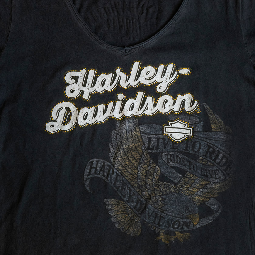 Harley Davinson grey top (woman)