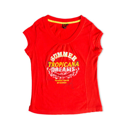 Super cute Y2K graphic top (M)
